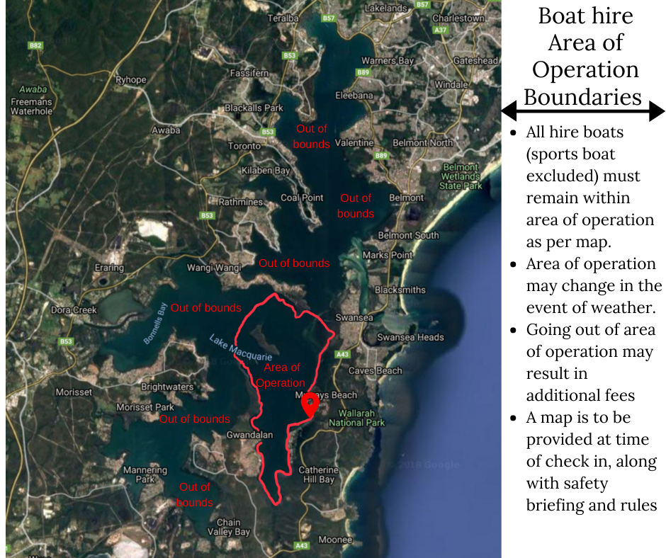 Area of Operation map