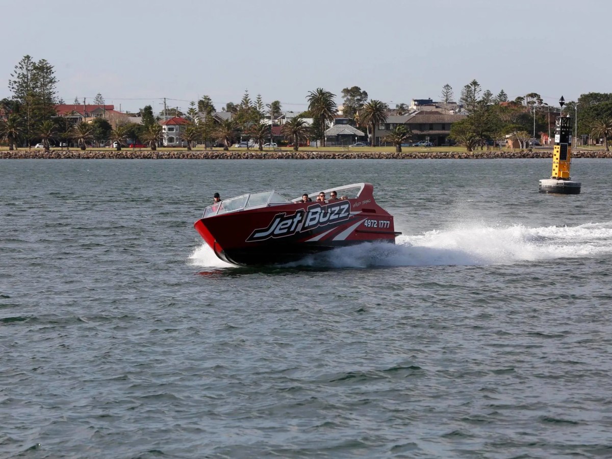Newcastle-Harbour-Thrill-image-3 a small boat in a body of water